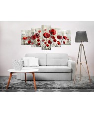 Akrilinis paveikslas – Raudonasis laukas