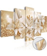 Akrilinis paveikslas – Auksinė puokštė