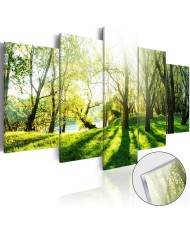 Akrilinis paveikslas – Žalioji pieva