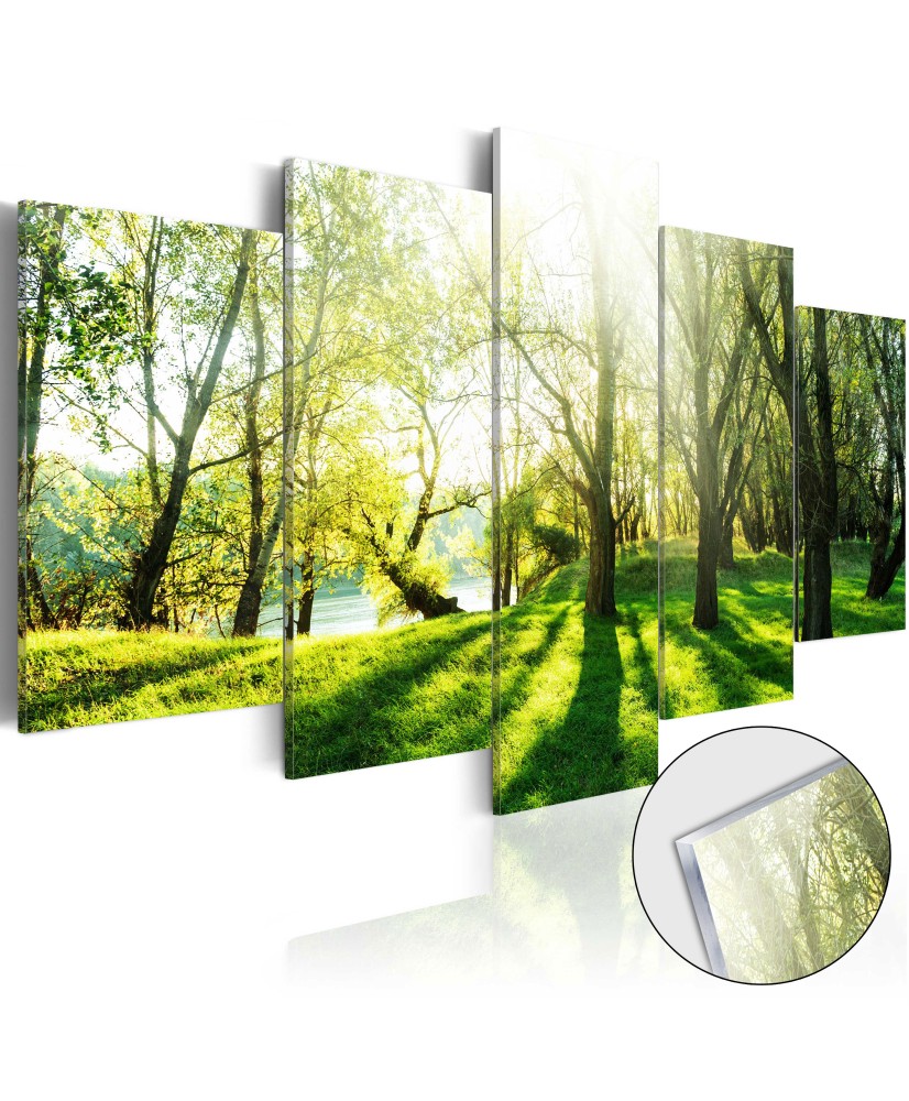 Akrilinis paveikslas – Žalioji pieva