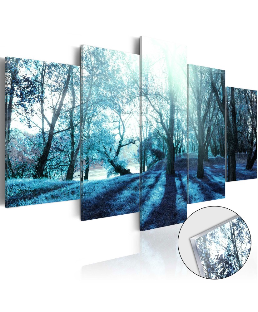 Akrilinis paveikslas – Mėlynoji pieva