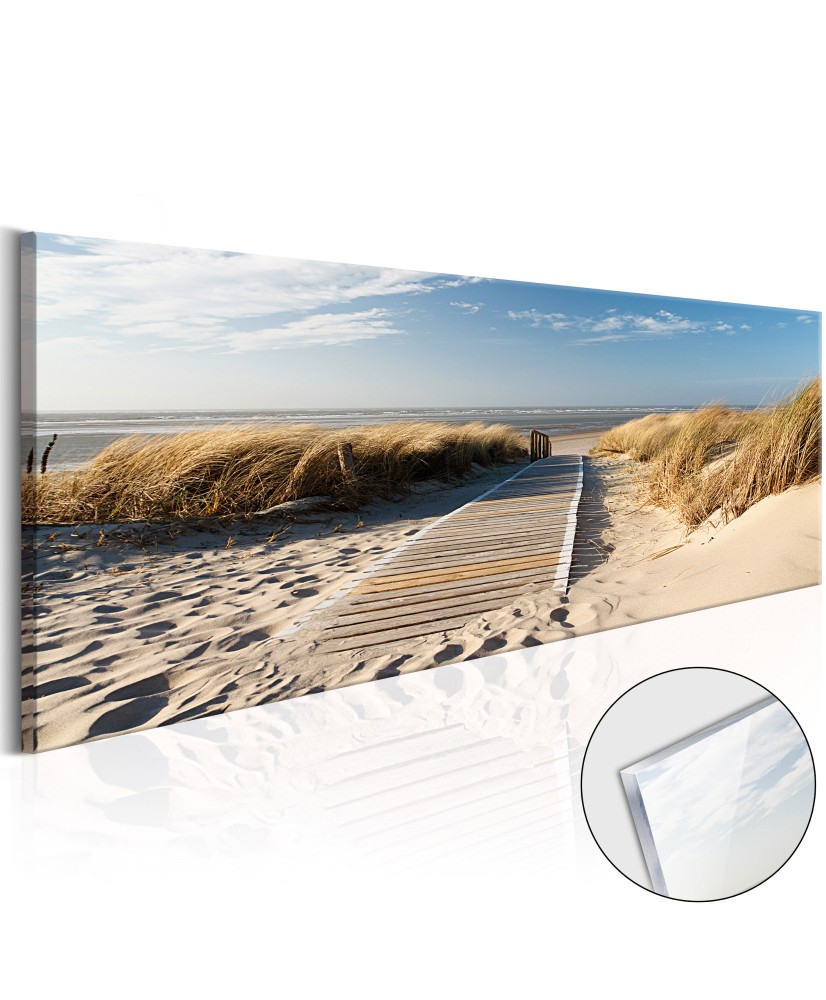 Akrilinis paveikslas – Laukinis paplūdimys