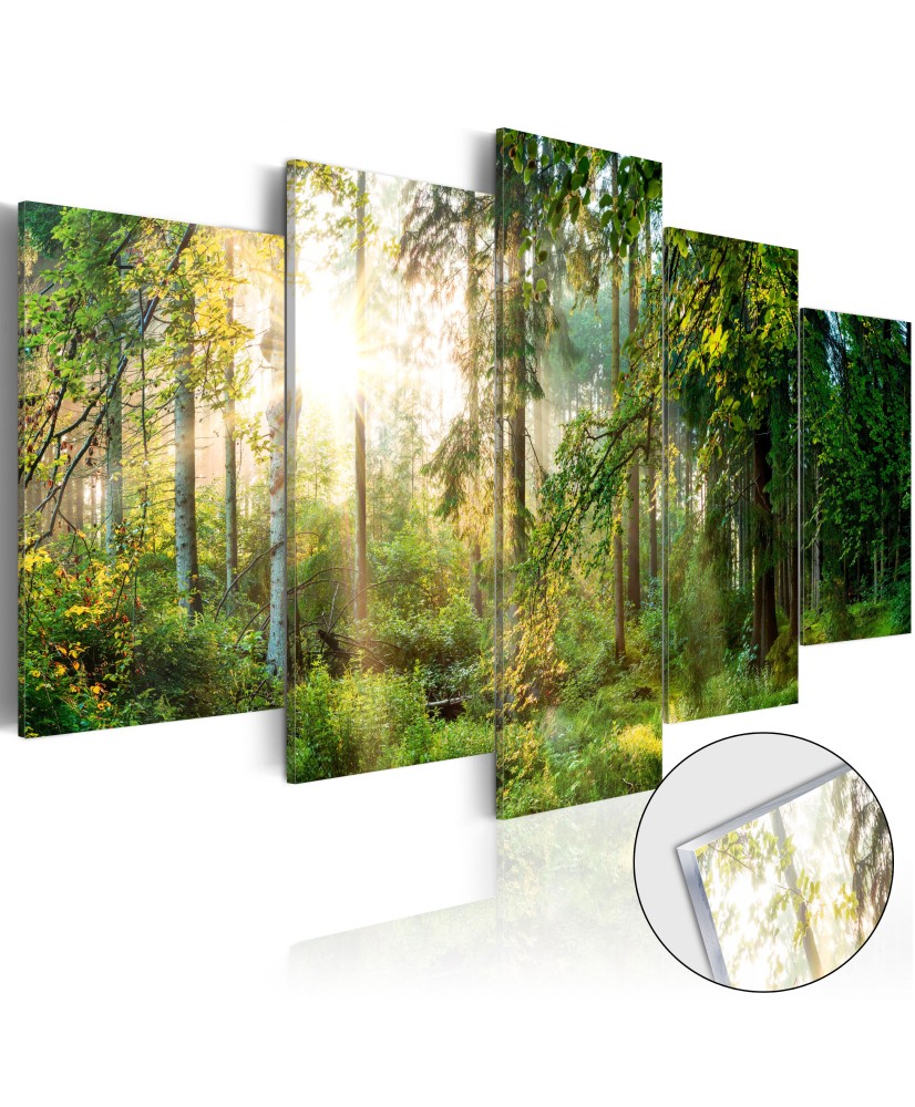 Akrilinis paveikslas – Žalioji oazė