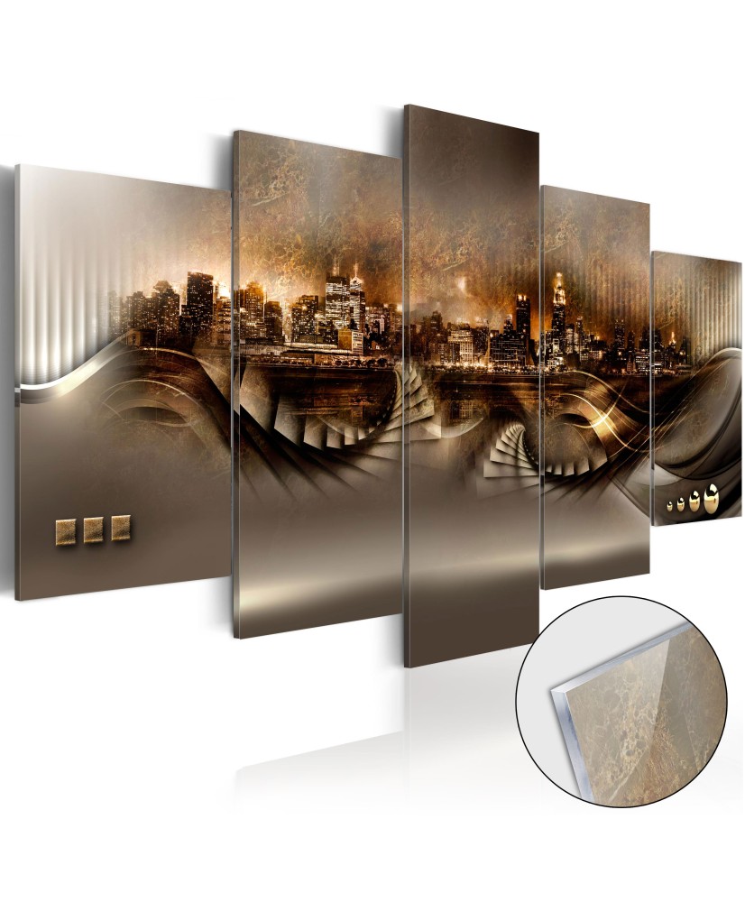 Akrilinis paveikslas – Prarastas miestas