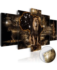 Akrilinis paveikslas – Auksinis liūtas