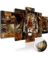 Akrilinis paveikslas – Auksinės džiunglės