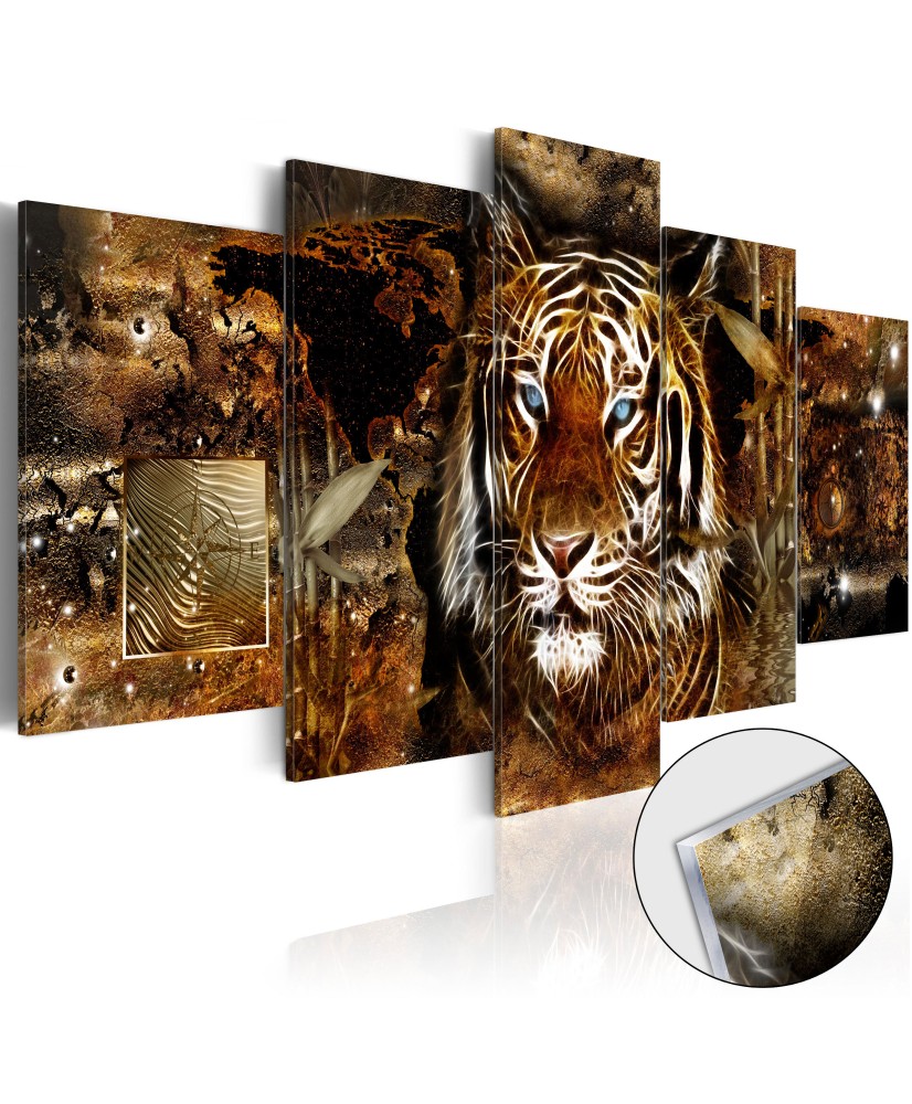 Akrilinis paveikslas – Auksinės džiunglės