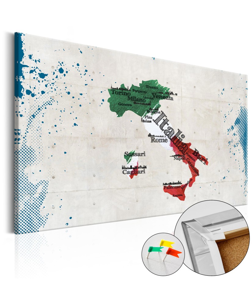 Kamštinis žemėlapis - Italija