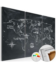 Kamštinis žemėlapis - Geografijos pamoka