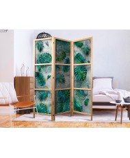 Japoniška kambario pertvara - Lapai ant betono I