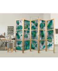 Japoniška kambario pertvara - Lapai ant betono II