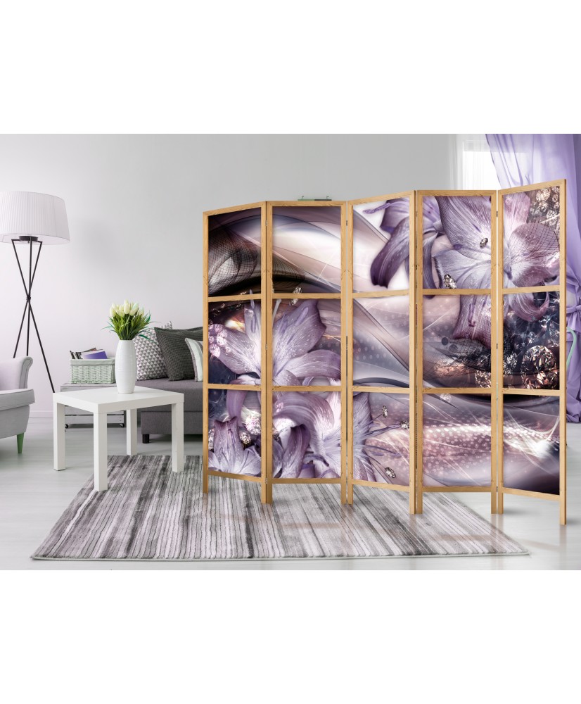 Japoniška kambario pertvara - Lelijos ant bangos