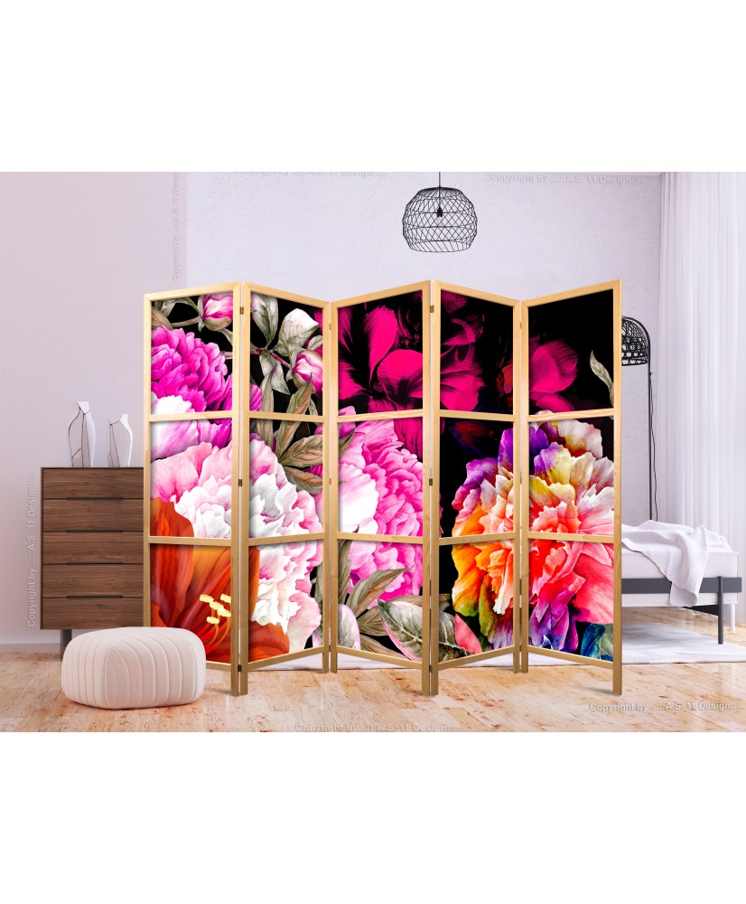 Japoniška kambario pertvara - Gėlių gausa II