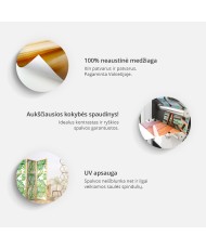 Japoniška kambario pertvara - Atrask begalinį saulės šviesos žaismą - debesys ir šešėliai danguje