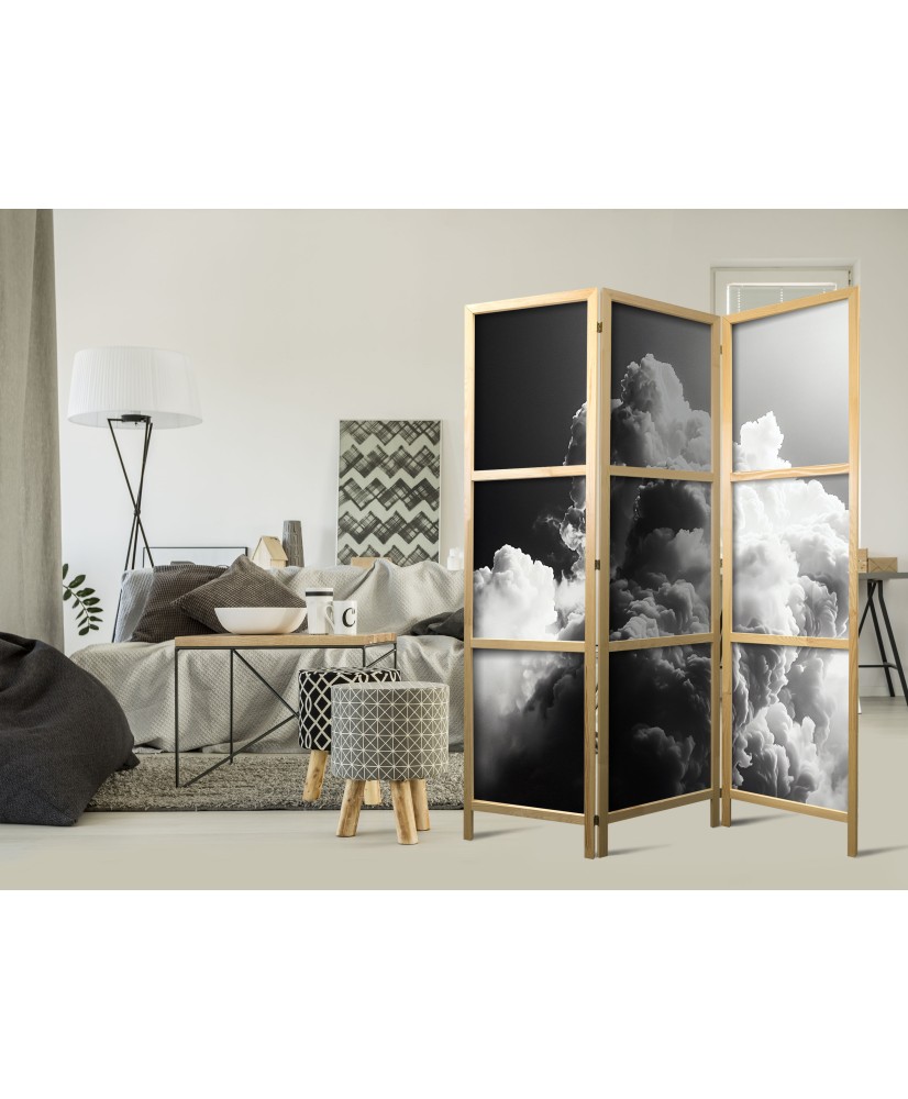 Japoniška kambario pertvara - Debesys lyg iš sapnų: leisk saulei nušviesti tavo dieną - vizualinė puota