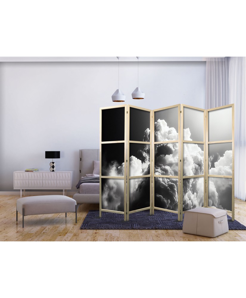 Japoniška kambario pertvara - Debesys lyg iš sapnų: leisk saulei nušviesti tavo dieną - vizualinė puota