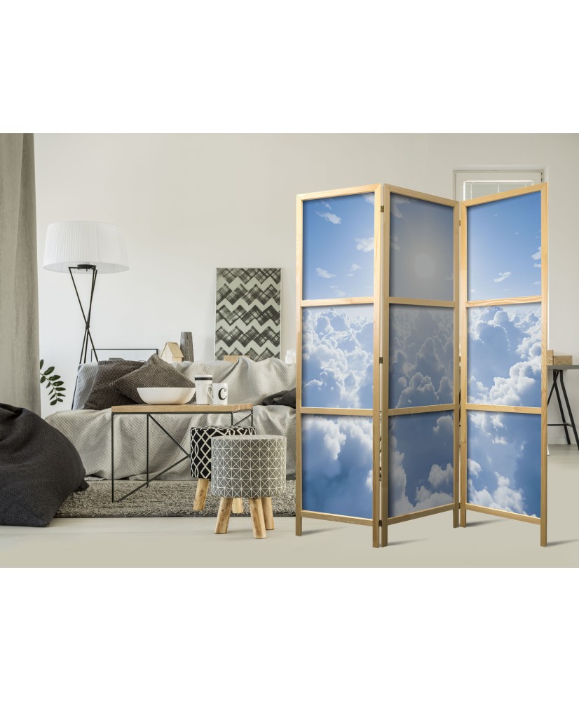 Japoniška kambario pertvara - Dangiška ramybė: šilti saulės spinduliai