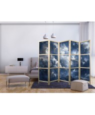 Japoniška kambario pertvara - Astronominiai stebuklai: debesys ir žvaigždės harmoningame derinyje