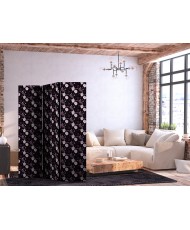 Pertvara - Paukščiai tarp gėlių - fazanai tarp bijūnų - violetinė - 3 dalių
