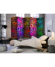 Pertvara  Colorful Abstract Art II [Room Dividers]