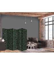 Pertvara - Tanki augmenija - botaninis raštas iliustraciniu stiliumi žalia - 5 dalių