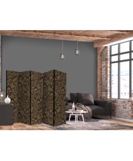 Pertvara - Tanki augmenija - botaninis raštas iliustraciniu stiliumi ruda - 5 dalių