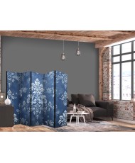 Pertvara - Retro ornamentas - dekoratyvus nusidėvėjusių mėlynų tonų motyvas - 5 dalių