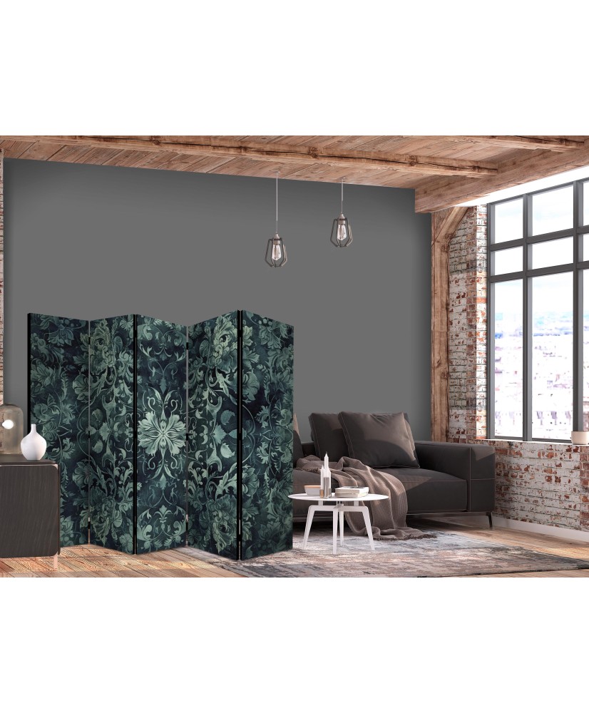 Pertvara - Rytietiško kilimo raštas - smaragdiniai ornamentai ir sendinti raštai - 5 dalių