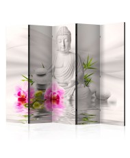 Pertvara  Buddha and Orchids II [Room Dividers]