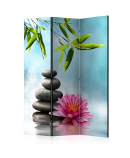 Pertvara  Water Lily and Zen Stones [Room Dividers]