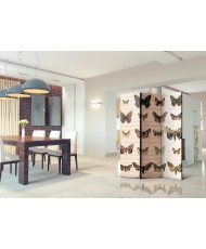 Pertvara  Retro Style Butterflies [Room Dividers]