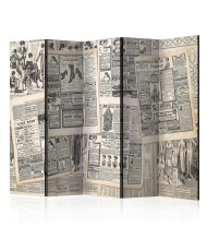 Pertvara  Vintage Newspapers II [Room Dividers]