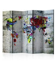 Pertvara  Graffiti World [Room Dividers]