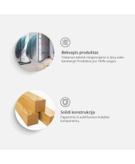 Pertvara  Room divider – Home on wooden boards