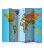 Pertvara  Colourful Geography [Room Dividers]