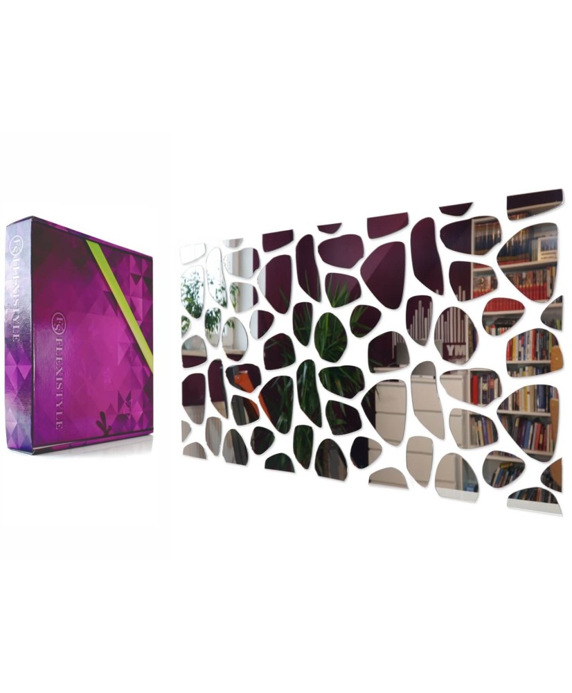 Dekoratyvinis veidrodis Akmenys 100x50cm