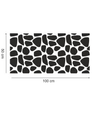 Dekoratyvinis veidrodis Akmenys 100x50cm