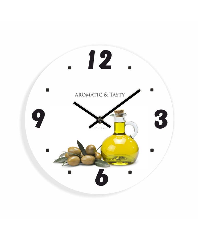 Sieninis laikrodis su spauda - Alyvuogių aliejus