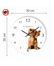 Sieninis laikrodis su spauda - Šuniukas