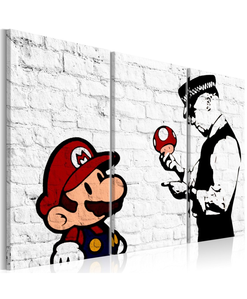 Paveikslas  Mario Bros (Banksy)