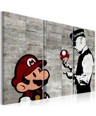 Paveikslas  Banksy Mario Bros