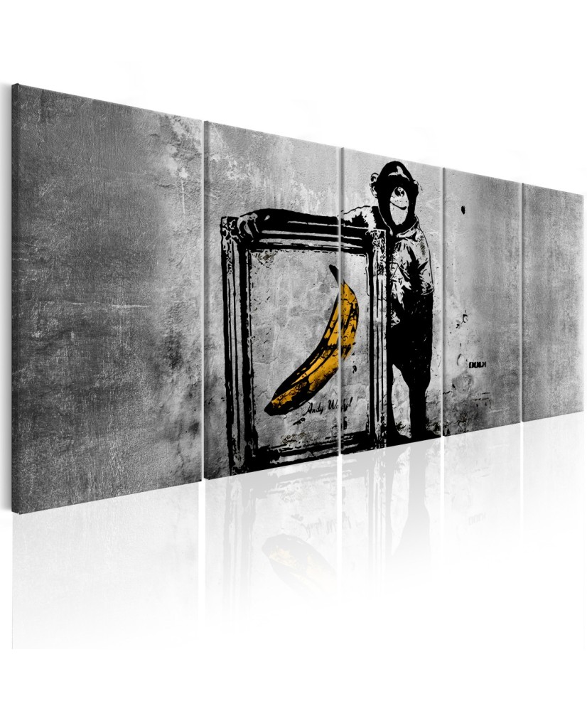 Paveikslas  Banksy Monkey with Frame
