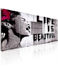 Paveikslas  Banksy Life is Beautiful