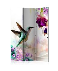 Pertvara  Hummingbirds and Flowers [Room Dividers]