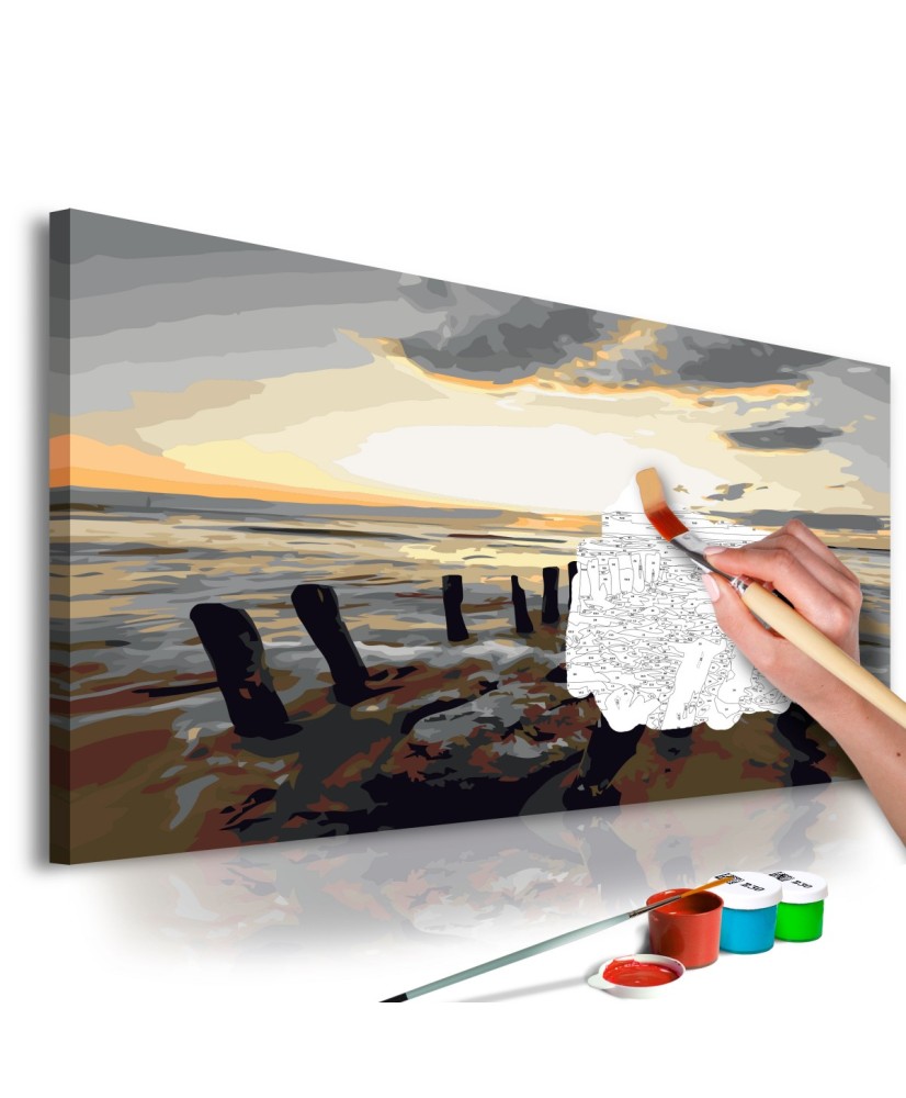 Pasidaryk pats  paveikslas ant drobės  Beach (Sunrise)