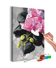 Pasidaryk pats  paveikslas ant drobės  Pink Orchid