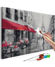 Pasidaryk pats  paveikslas ant drobės  Rainy Paris
