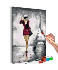 Pasidaryk pats  paveikslas ant drobės  Parisian Girl
