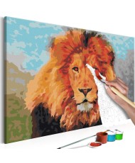 Pasidaryk pats  paveikslas ant drobės  Lion