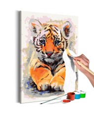 Pasidaryk pats  paveikslas ant drobės  Baby Tiger